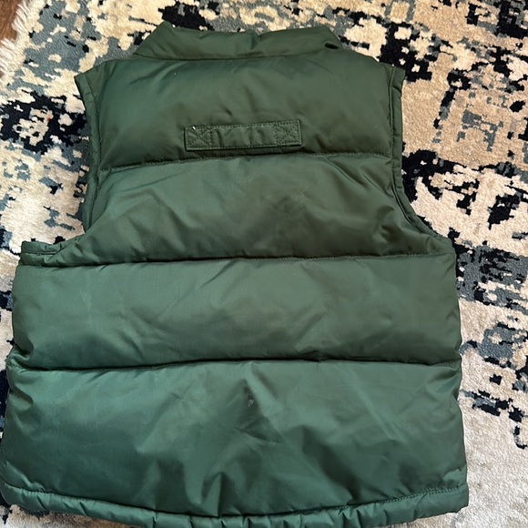 Gymboree Boys 24 month Puffer Vest Green Fleece Lined - Picture 8 of 8